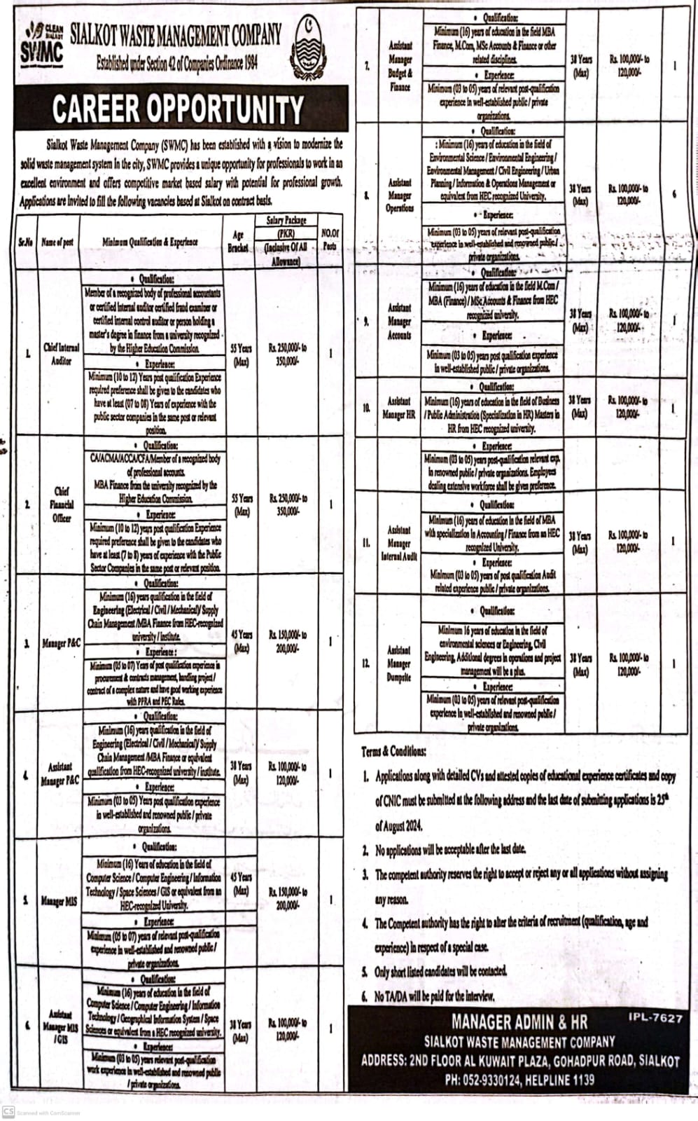 Chief Interanl Auditor
